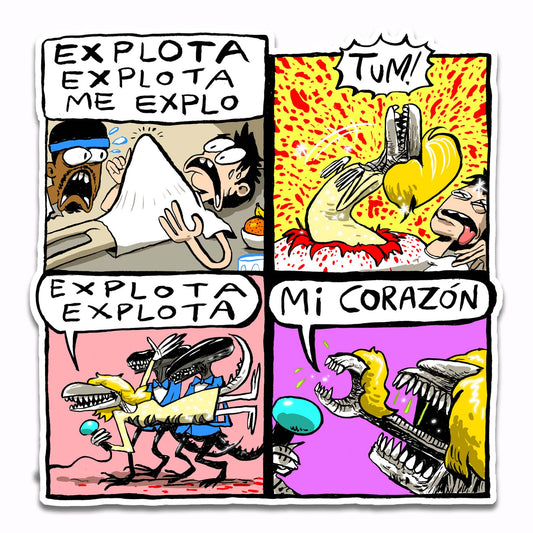 Explota Mi Corazón (Sticker)