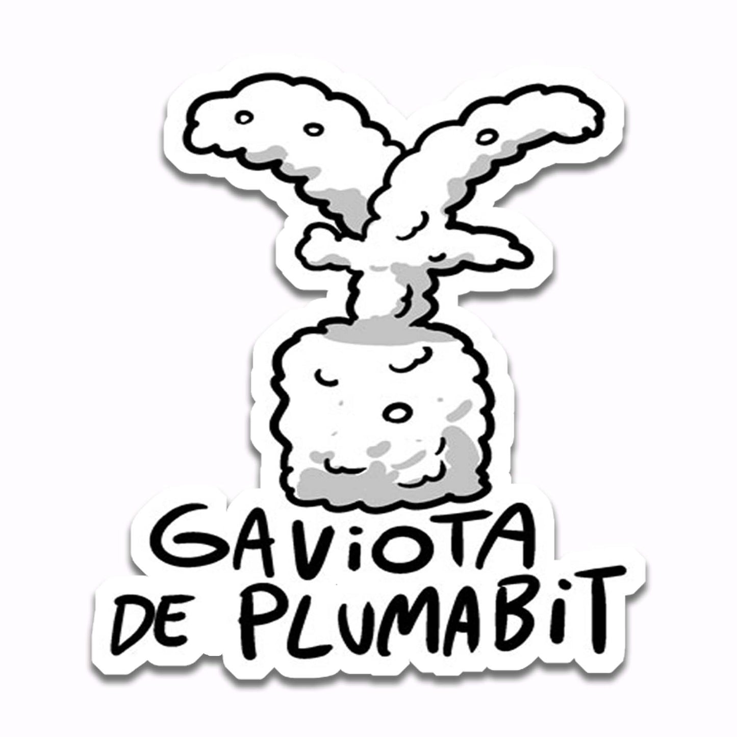 Gaviota de Plumabit (Sticker)