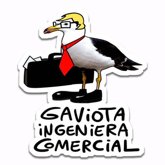 Gaviota Ingeniero Comercial (Sticker)