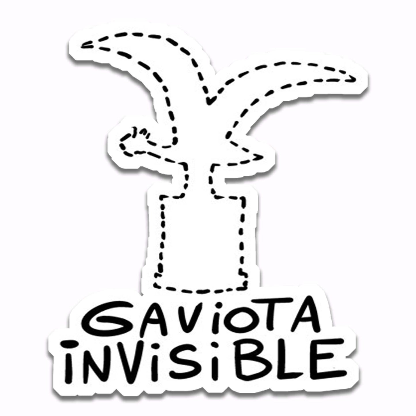 Gaviota Invisible (Sticker)