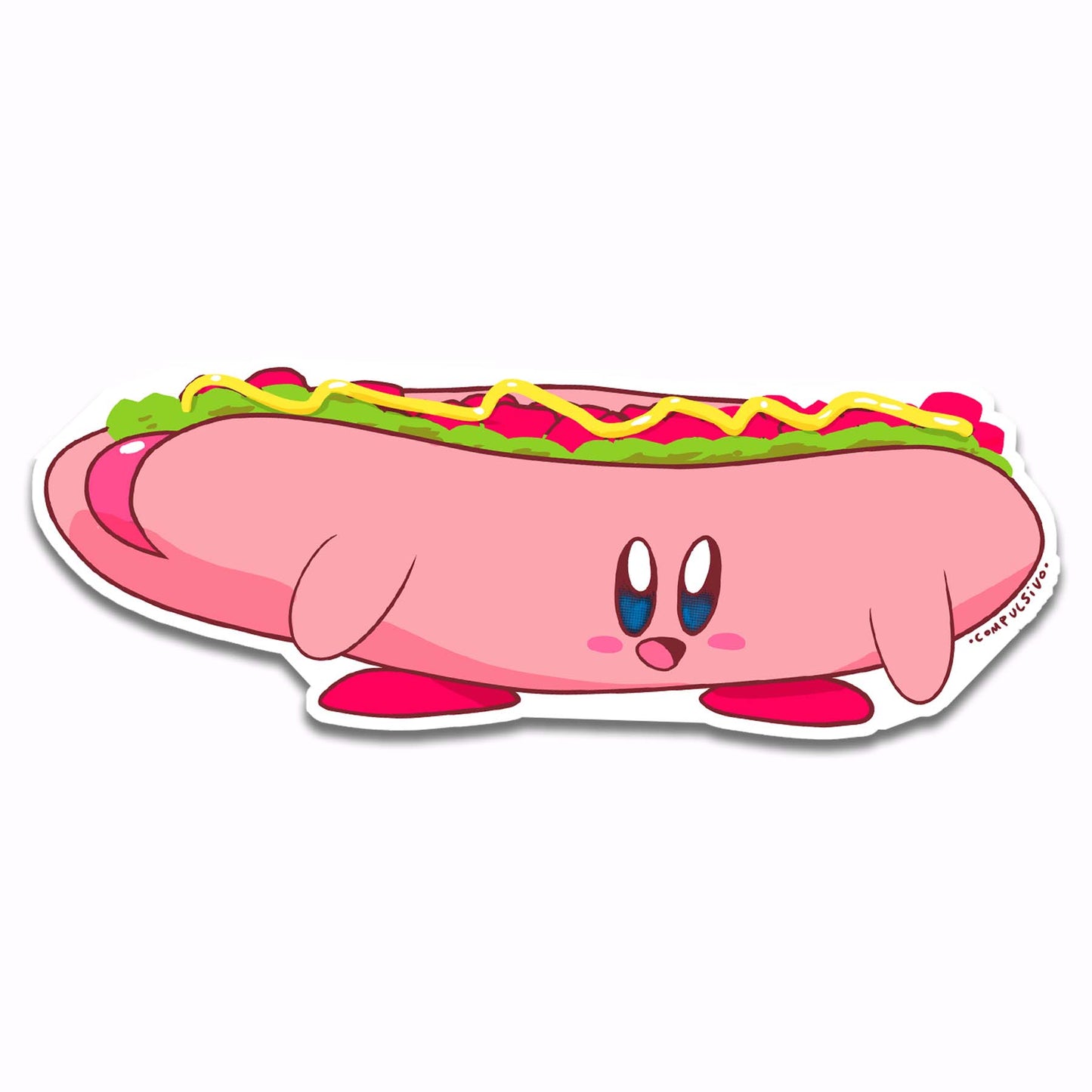 Kirby Completo (Sticker)