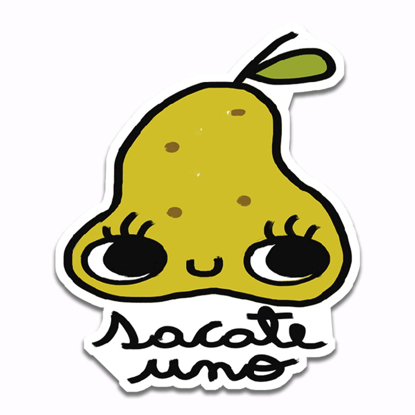 Pera "Sacate Uno" (Sticker)