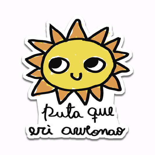 Sol "Puta que Eri Aweonao" (Sticker)